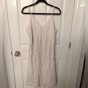 Smash + Tess x Ashlee Simpson Disco Slip Dress in Cream size XL bridal honeymoon